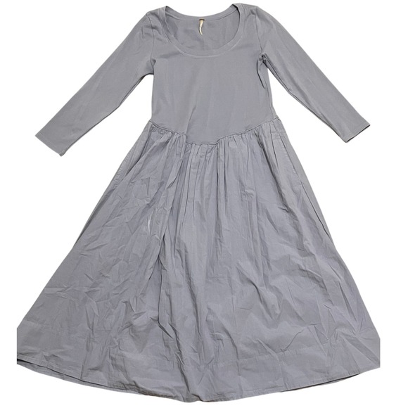 Free People Dresses & Skirts - Free People Lavender Purple Midi Dress Cotton NWOT?